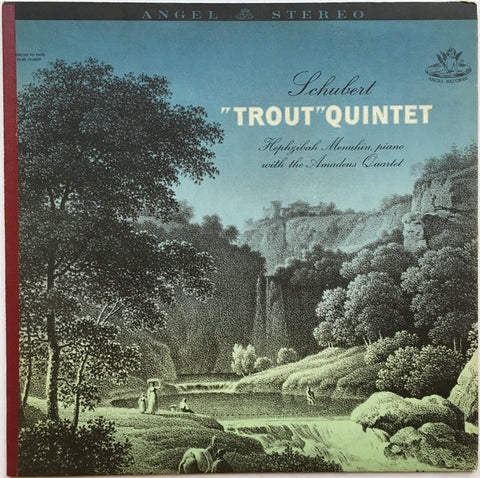 Hephzibah Menuhin, Amadeus-Quartett, Schubert - "Trout" Quintet - VG+ Angel USA - Classical / Romantic