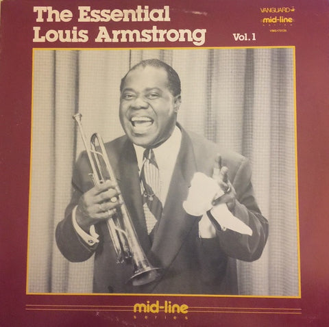 Louis Armstrong ‎– The Essential Louis Armstrong Vol. 1 - VG+ Vanguard Recording Society USA Compilation Lp - Jazz