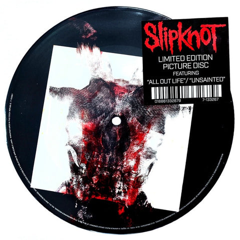Slipknot ‎– All Out Life / Unsainted - New 7"Single Record Store Day Black Friday 2019 Roadrunner USA RSD Picture Disc Vinyl - Nu Metal