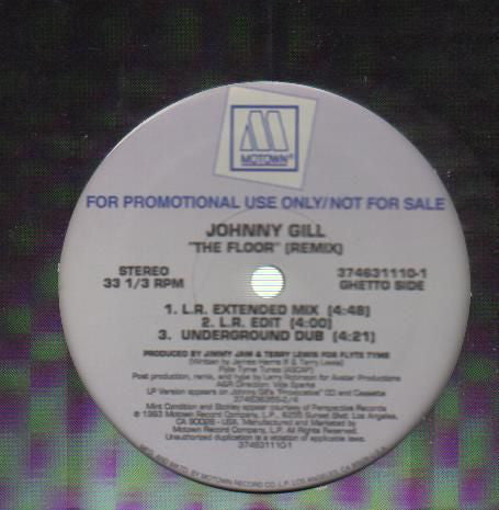 Johnny Gill - The Floor (Remix) VG+ - 12" Single 1993 Motown USA - R&B