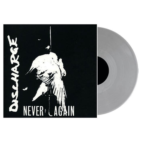 Discharge ‎– Never Again (1984) - New Vinyl Record 2017 Let Them Eat Vinyl Limited Edition Grey Vinyl Pressing with Gatefold Jacket - Hardcore / Crust Punk