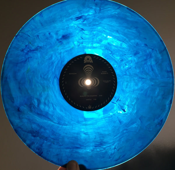 Mungion - Scary Blankets - Mint- LP Record 2016 Shuga Records Polar Ice Melt Translucent Blue Swirl Vinyl - Chicago Progressive Rock / Psychedelic Rock / Jam