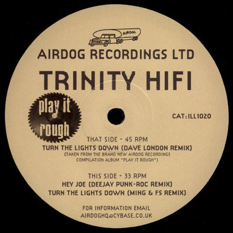 Trinity Hi-Fi ‎– Turn The Lights Down - New 12" Single 2002 UK Air Dog Vinyl - House / Breaks