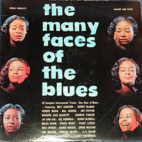 Various ‎- The Many Faces Of The Blues - VG- (Low) Mono Compilation 1957 USA - Jazz / Blues