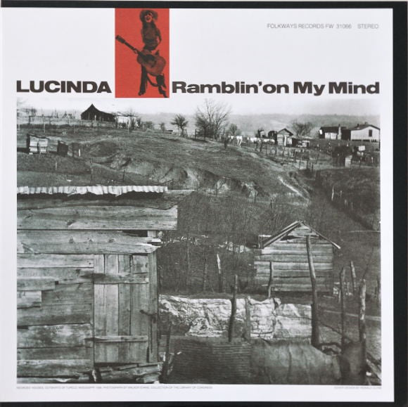 Lucinda Williams ‎– Ramblin' On My Mind (1979) - Mint- LP Record 2009 Folkways USA Vinyl - Folk Rock - Shuga Records