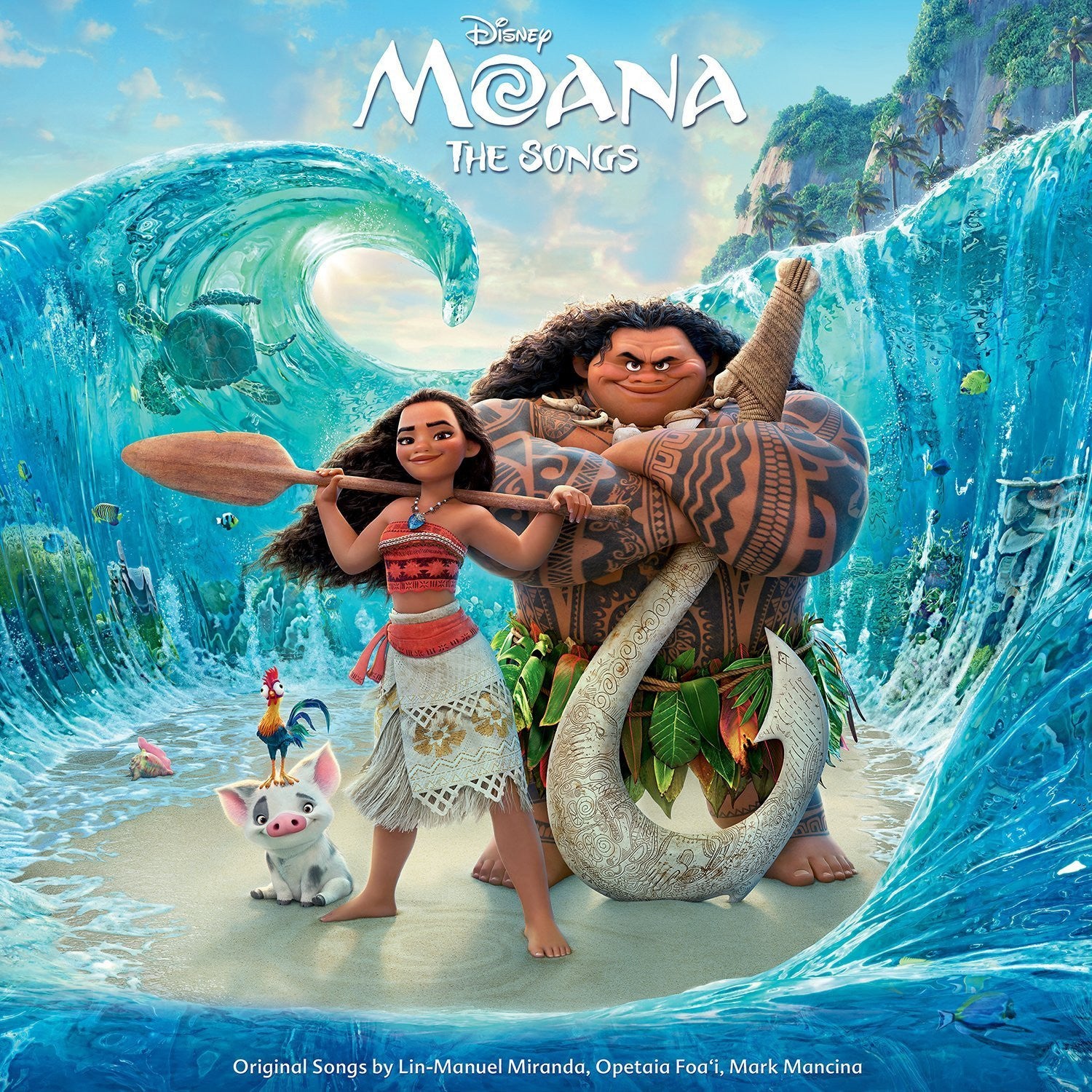 Lin-Manuel Miranda, Opetaia Foa'i & Mark Mancina ‎– Moana Original Motion Picture - New LP Record 2017 Walt Disney Vinyl - Soundtrack / Musical