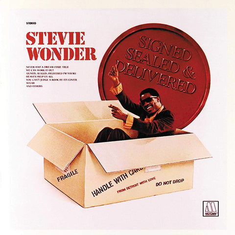 Stevie Wonder - Signed Sealed & Delivered (1970) - New  LP Record 2018 Tamla Vinyl & Braille Cover - Soul