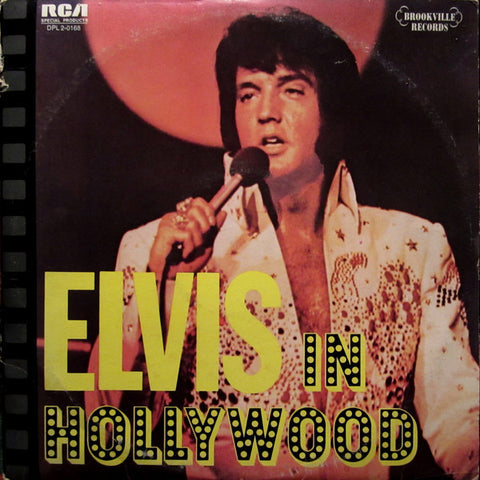 Elvis Presley ‎– Elvis In Hollywood VG- (Low Grade) 1976 RCA 2-LP Compilation USA - Rock
