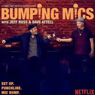 Jeff Ross & Dave Attell - Bumping Mics With Jeff Ross & Dave Attell - New 2019 Record 3 LP Black Vinyl - Standup Comedy