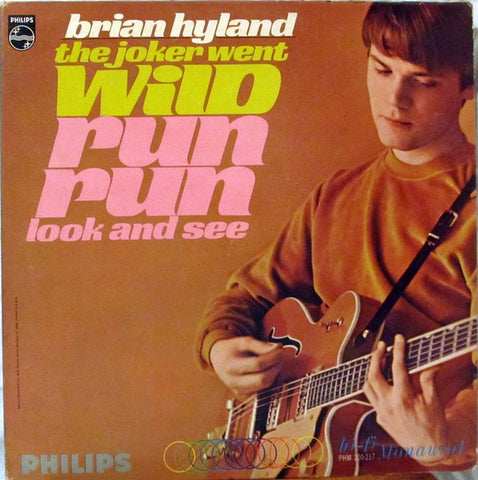 Brian Hyland ‎– The Joker Went Wild / Run, Run, Look And See - Mint- Lp Record 1966 Philips USA Mono Vinyl - Rock