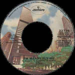 10cc ‎- I'm Mandy Fly Me / How Dare You - Mint- 7" 45 Single 1976 USA - Rock