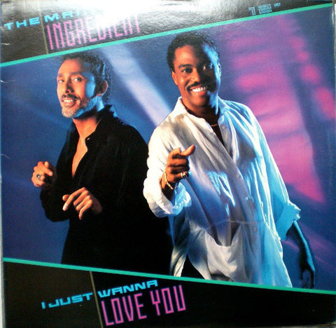 The Main Ingredient - I Just Wanna Love You VG+ - 12" Single 1989 Polydor USA - Soul