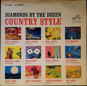 Various ‎– Diamonds By The Dozen - Country Style - VG+ LP Record 1963 RCA USA Stereo USA Vinyl - Country