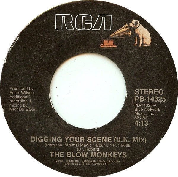 The Blow Monkeys ‎– Digging Your Scene MINT- 7" Single 1986 RCA (Stereo) - Synth-Pop