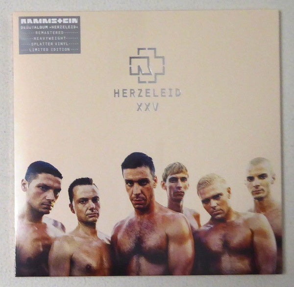 Rammstein - Herzeleid XXV (1995) - Mint- 2 LP Record 2021 Universal Vertigo Europe Blue Black Splatter 180 gram Vinyl - Heavy Metal / Industrial Metal - Shuga Records