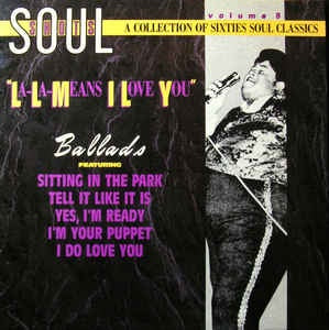 Various ‎– Soul Shots Vol. 5 (La-La Means I Love You - Soul Ballads) - VG+ Lp Record (VG- cover) 1987 USA Vinyl - Soul / Funk