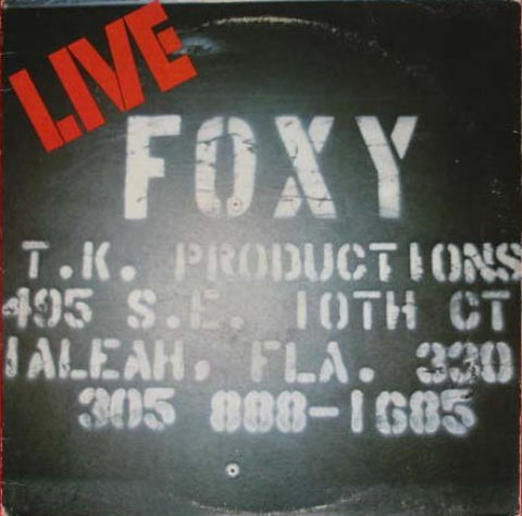 Foxy ‎– Live VG+ 1980 Dash Stereo LP USA - Funk / Disco