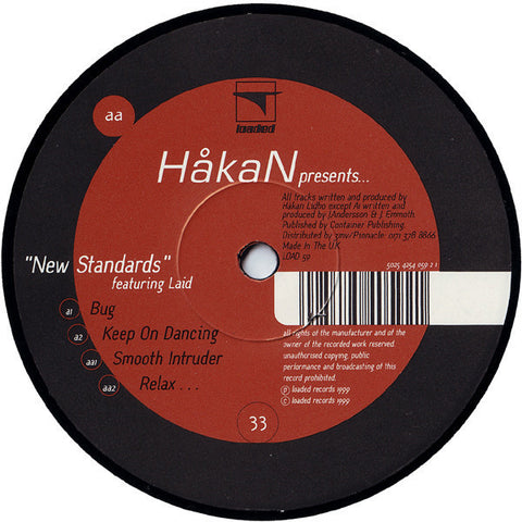 Hakan Feat. Laid - New Standards VG+ - 12" Single 1999 Loaded UK - House
