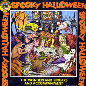The Wonderland Singers ‎– Spooky Halloween VG 1974 Golden Stereo LP - Children / Halloween