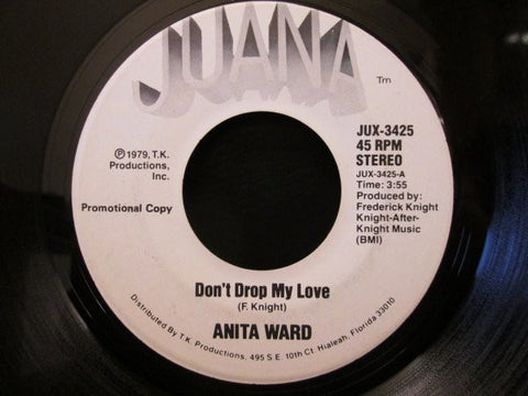 Anita Ward ‎- Don't Drop My Love - Mint- 7" Promo Single Used 45rpm 1979 Juana USA - Disco / Funk