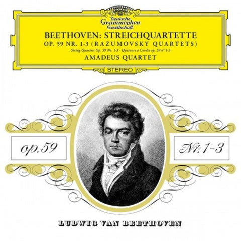 Amadeus-Quartett ‎– Beethoven: Streichquartette Op. 59 Nr. 1-3 (Rasumowsky Quartette) - New 2 LP Record 2017 Deutsche Grammophon Europe Import 180 gram Vinyl & Download - Classical