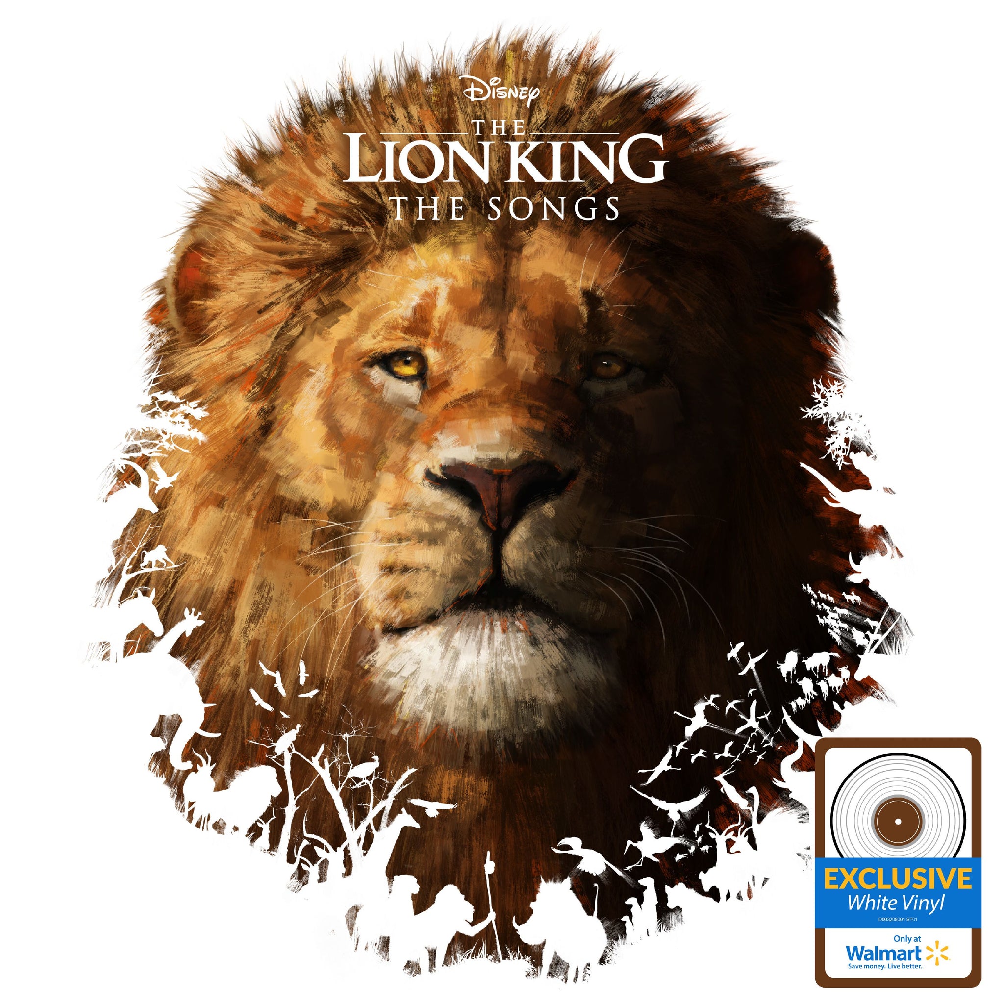 Various ‎– The Lion King: The Songs - New LP Record 2019 Walt Disney Walmart Exclusive White Vinyl - Soundtrack - Shuga Records