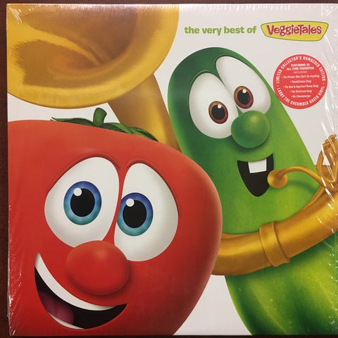 Veggietales ‎– The Very Best Of Veggietales - New Vinyl 2017 Big Idea Limited Edition Compilation on 'Larry The Cucumber Green' Vinyl (Hand-Numbered to 1200!) - Children's