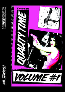 Quality Time - Volume 1 - New Cassette - 2015 Quality Time Compilation Purple Tape with Download - Punk / Gutter Pop / Glam - Shuga Records