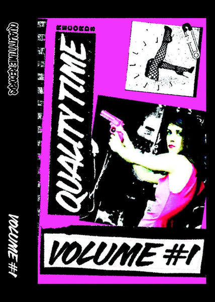 Quality Time - Volume 1 - New Cassette - 2015 Quality Time Compilation Purple Tape with Download - Punk / Gutter Pop / Glam - Shuga Records