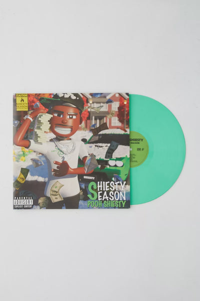 Pooh Shiesty - Shiesty Season - VG+ LP Record 2023 Atlantic 1017 Urban Outfitters Green Vinyl - Hip Hop / Trap - Shuga Records
