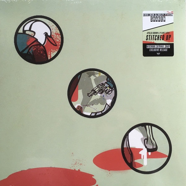 Apollo Brown & Planet Asia / Gensu Dean & Guilty Simpson ‎– Stitched Up & Shaken - New LP Record Store Day 2021 Mello Music USA RSD Vinyl - Hip Hop - Shuga Records