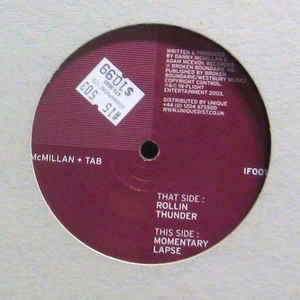 McMillan & Tab ‎– Inflight Sessions Vol. 2 Album Sampler - VG+ 12" Single Record 2003 UK Import In-Flight Entertainment Vinyl - Progressive House / Breaks