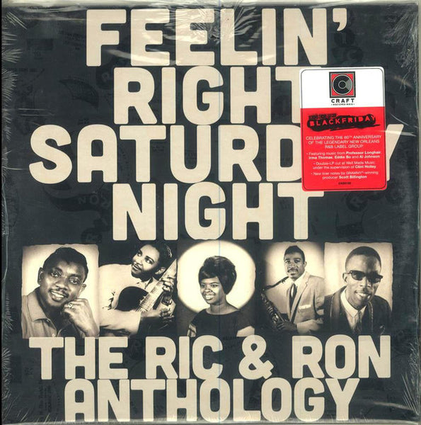 Various - Feelin' Right Saturday Night - New 2 Lp Record Store Day Black Friday 2018 Craft USA RSD Vinyl - Bayou Funk / Soul