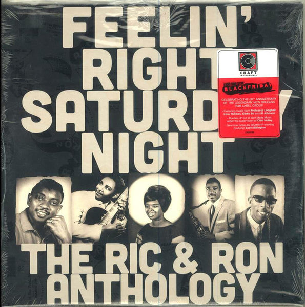 Various - Feelin' Right Saturday Night - New 2 Lp Record Store Day Black Friday 2018 Craft USA RSD Vinyl - Bayou Funk / Soul - Shuga Records