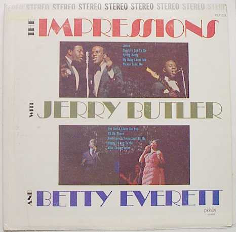The Impressions With Jerry Butler And Betty Everett - New Lp Record 1965 Design USA Original Vinyl - Soul / Rhythm & Blues