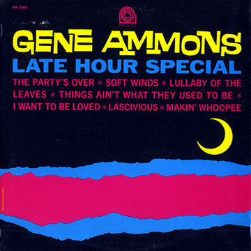 Gene Ammons ‎– Late Hour Special - VG+  (Poor Cover) 1964 Mono USA Original Press - Jazz
