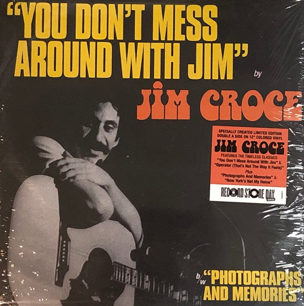 Jim Croce ‎– You Don't Mess Around With Jim / Operator (That's Not The Way It Feels) - New 12" Single Record Store Day 2021 BMG RSD Vinyl - Soft Rock / Folk Rock - Shuga Records