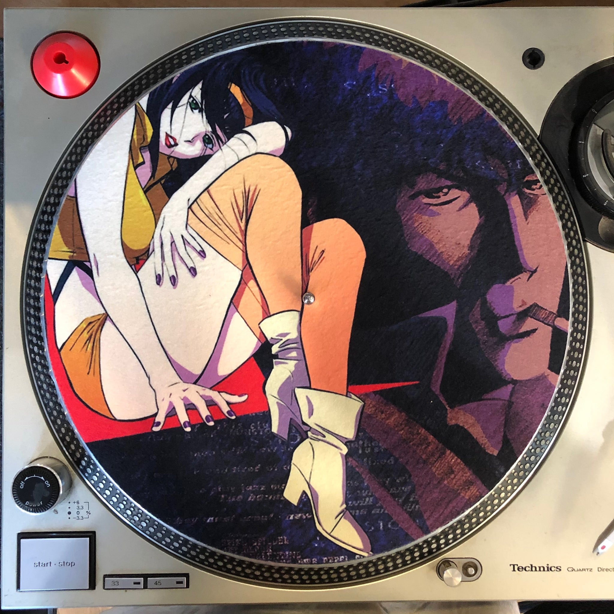 Limited Edition Vinyl Record Slipmat - Cowboy Bebop