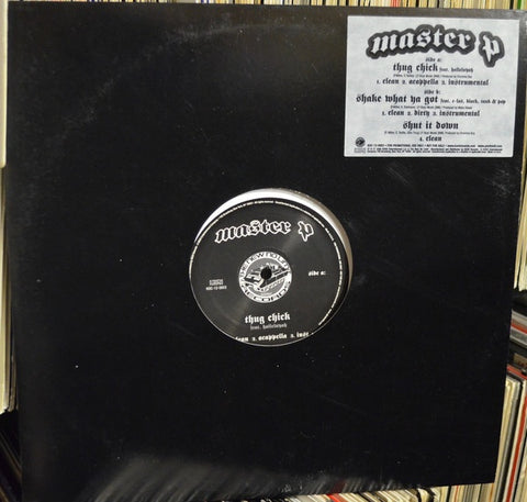 Master P ‎– Thug Chick / Shake What Ya Got - VG+ 12" Single Record 2005 The New No Limit USA Promo Vinyl - Hip Hop / Crunk
