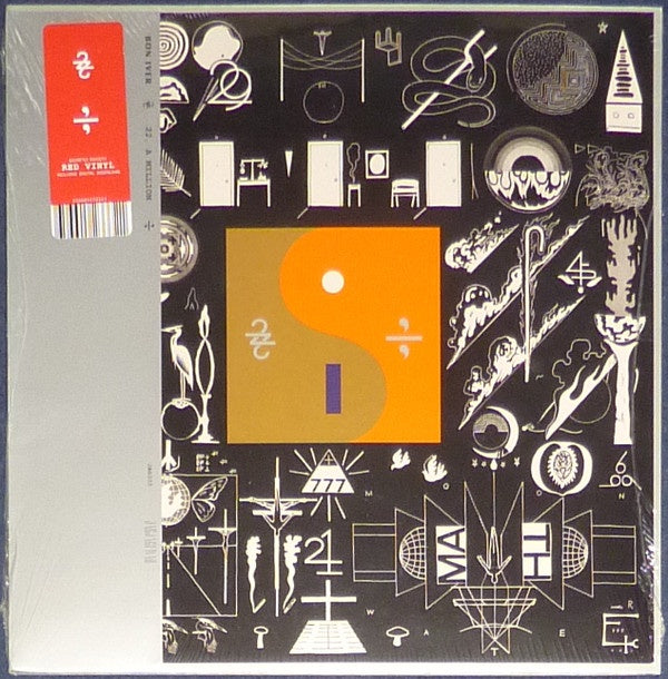 Bon Iver ‎– 22, A Million - New LP Record 2018 Limited Edition Secretly Society Exclusive Red Translucent Vinyl -  Indie Pop / Electronic / Leftfield