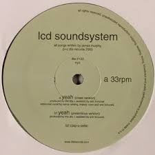 LCD Soundsystem ‎– Yeah - VG+ 12" Single Record 2004 DFA USA Original Vinyl - Electro / Acid / Disco