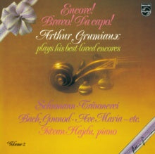 Arthur Grumiaux, Istvan Hajdu – Encore! Bravo! Da Capo! Plays His Best-Loved Encores (1973) - New LP Record 2018 Philips South Korea Vinyl - Classical