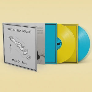 British Sea Power – Man Of Aran (2009) - New 2 LP Record 2023 Rough Trade Yellow & Blue Vinyl - Indie Rock / Post Rock