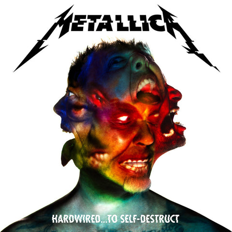 Metallica – Hardwired...To Self-Destruct - Mint- 2 LP Record 2016 Blackened Red Translucent Marble Vinyl & Download - Rock / Heavy Metal / Thrash