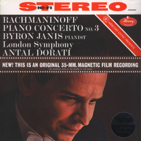 Rachmaninoff - Byron Janis - London Symphony - Antal Dorati ‎– Piano Concerto No. 3 - New Vinyl 2015 Netherlands Import 180 gram - Mercury Living Presence Stereo - Classical