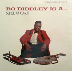 Bo Diddley ‎– Bo Diddley Is A... Lover - VG+ (Low grade cover) Lp Record 1961 Checker USA Mono Original Vinyl - Rock & Roll / Rhythm & Blues - Shuga Records