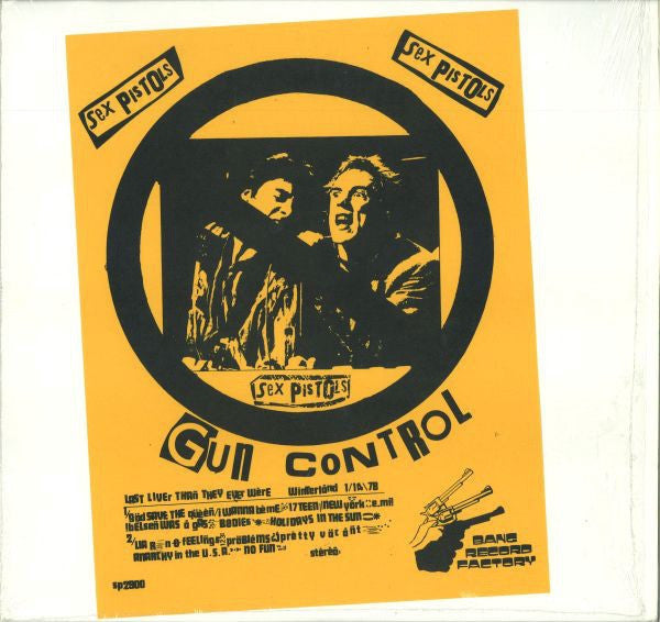 Sex Pistols ‎– Gun Control: Live at Winterland 1/14/1978 - VG+ Lp Record 1979 USA Original Vinyl - Rock / Post-Punk - Shuga Records