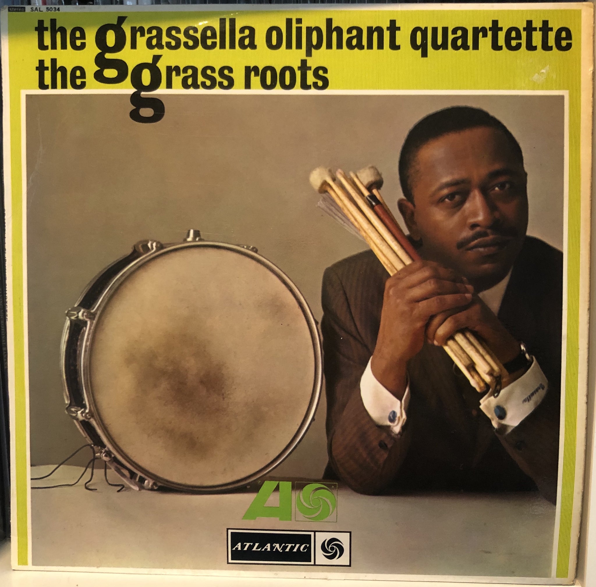 The Grassella Oliphant Quartette ‎– The Grass Roots - VG+ Lp Record 1965 Atlantic UK Import Vinyl - Jazz