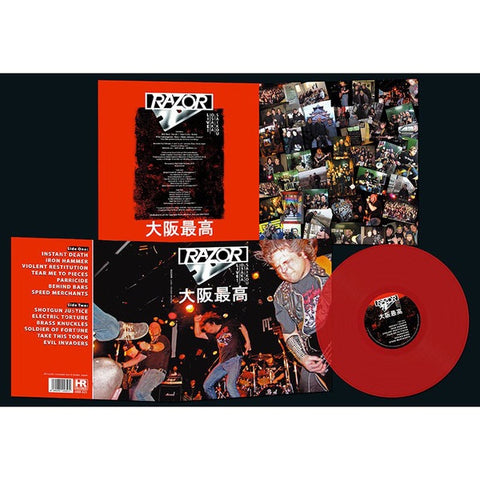 Razor ‎– Live! Osaka Saikou - New Lp Record 2017 High Roller German Import Red Vinyl - Thrash / Heavy Metal