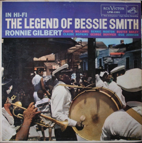 Ronnie Gilbert ‎– In Hi-Fi The Legend Of Bessie Smith - VG+ Lp Record 1958 Mono USA Original Vinyl - Jazz